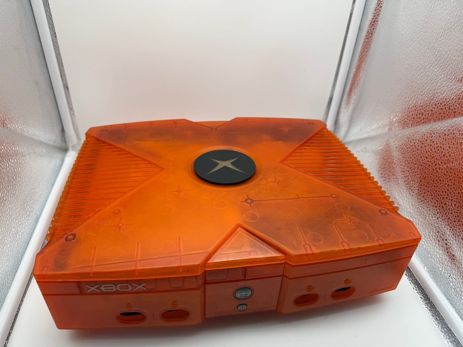 Custom Orange Original Xbox Console - 1.4GHz CPU, HDMI, SSD - Image 6