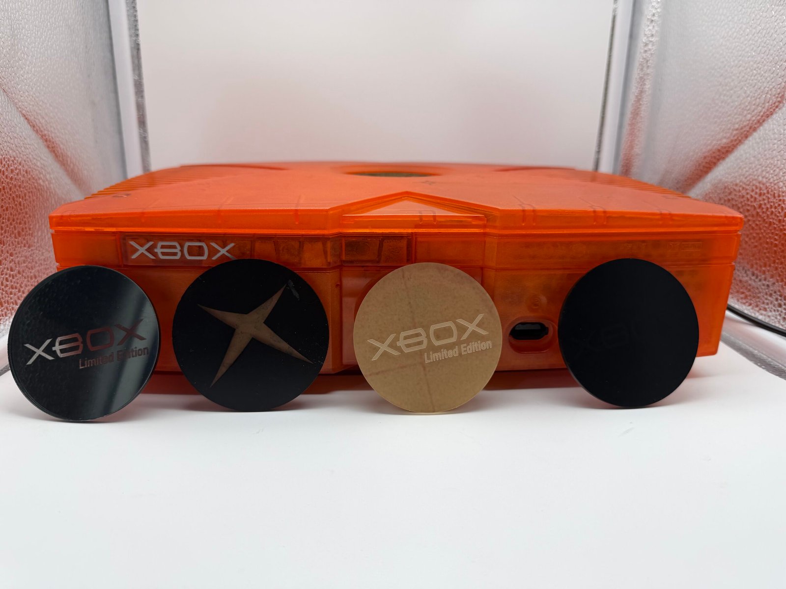 Custom Orange Original Xbox Console - 1.4GHz CPU, HDMI, SSD - Image 2